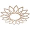 Ekena Millwork Daisy Wood Fretwork Pierced Ceiling Medallion, Alder, 32"OD x 11 1/8"ID x 1/4"T CMWP32X32X0250DAAL - alternate 2